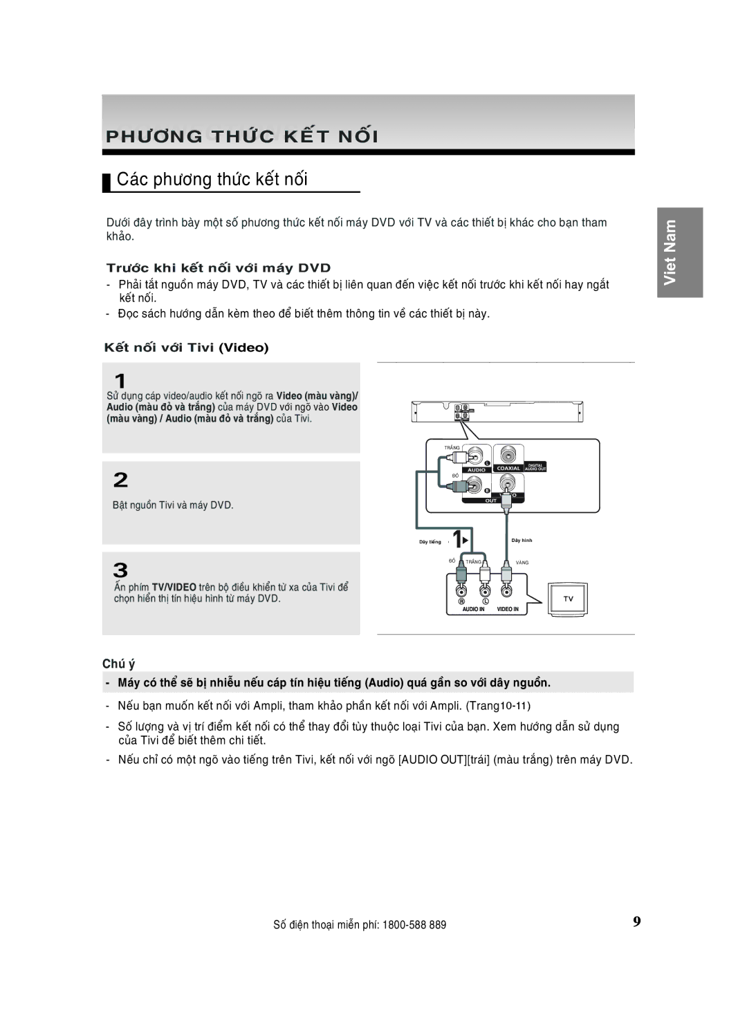 Samsung DVD-P180/XSV manual Khi, Dvd, Tín Audio 