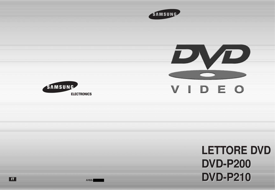 Samsung DVD-P200/XET manual 