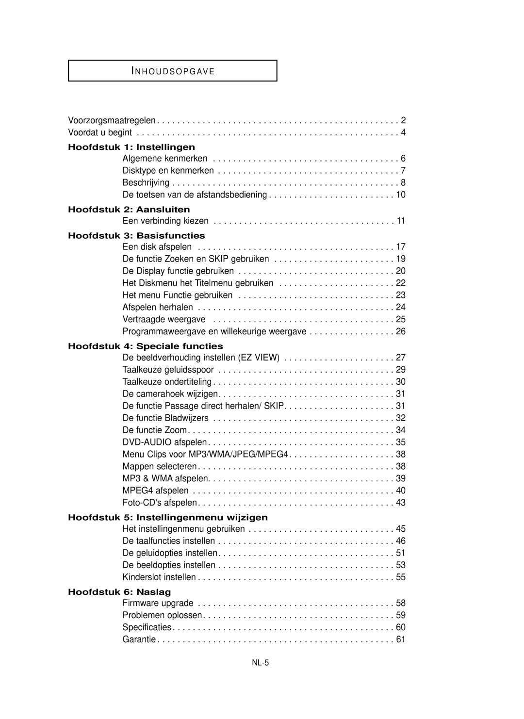 Samsung DVD-P355 manual Voorzorgsmaatregelen Voordat u begint, Een verbinding kiezen 