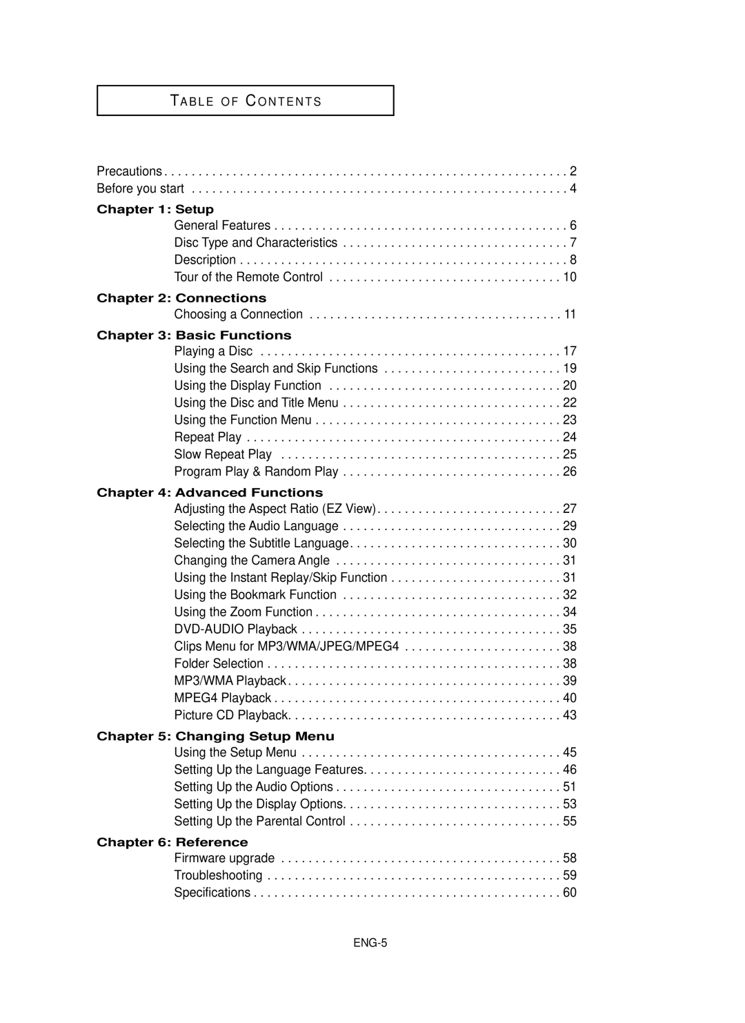 Samsung DVD-P355 manual Choosing a Connection 