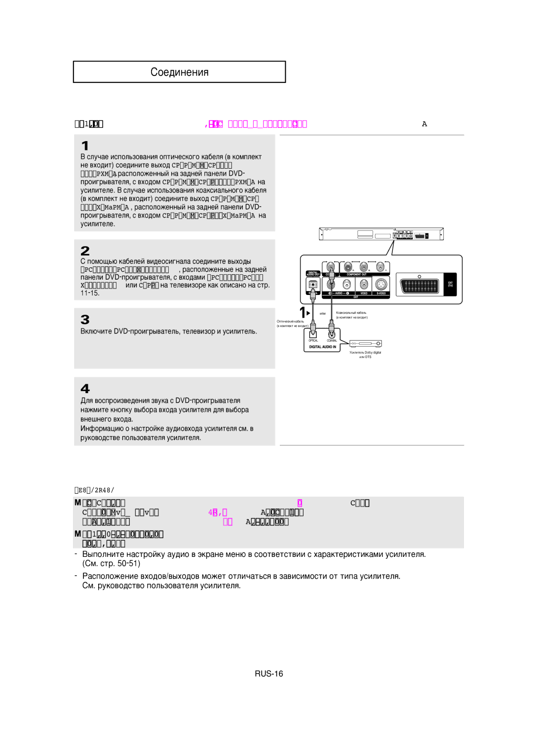 Samsung DVD-P355/XEV manual Ûòëîëúâîâ 