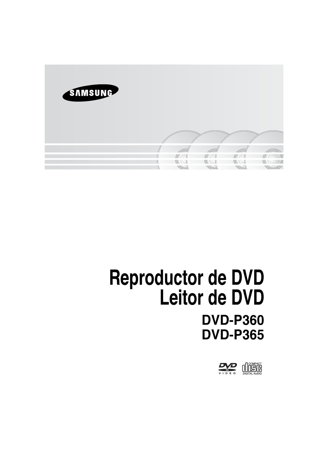 Samsung DVD-P365/XEC, DVD-P360/XEC, DVD-P365/AFR manual Reproductor de DVD Leitor de DVD 