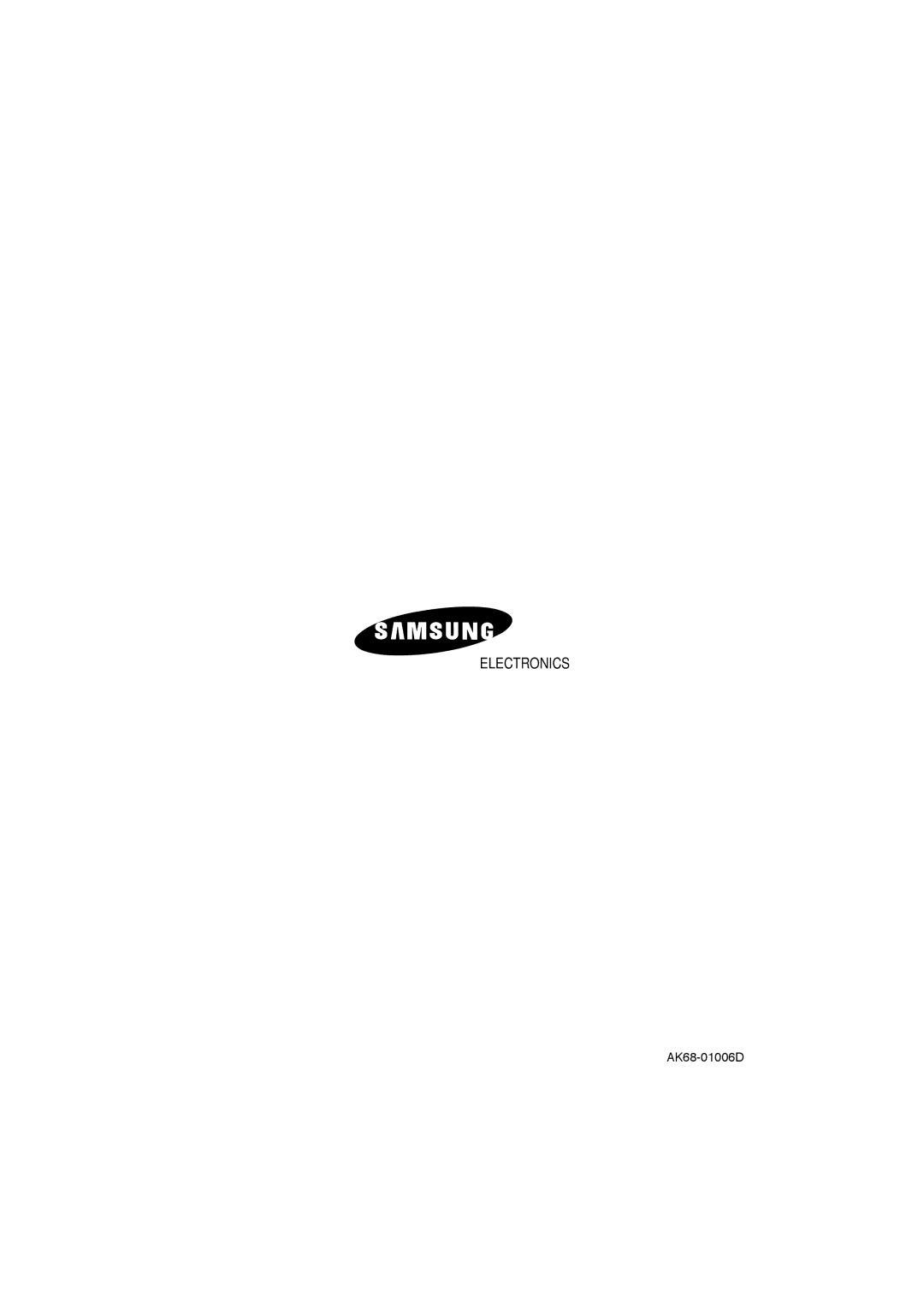 Samsung DVD-P365/XEE manual AK68-01006D 