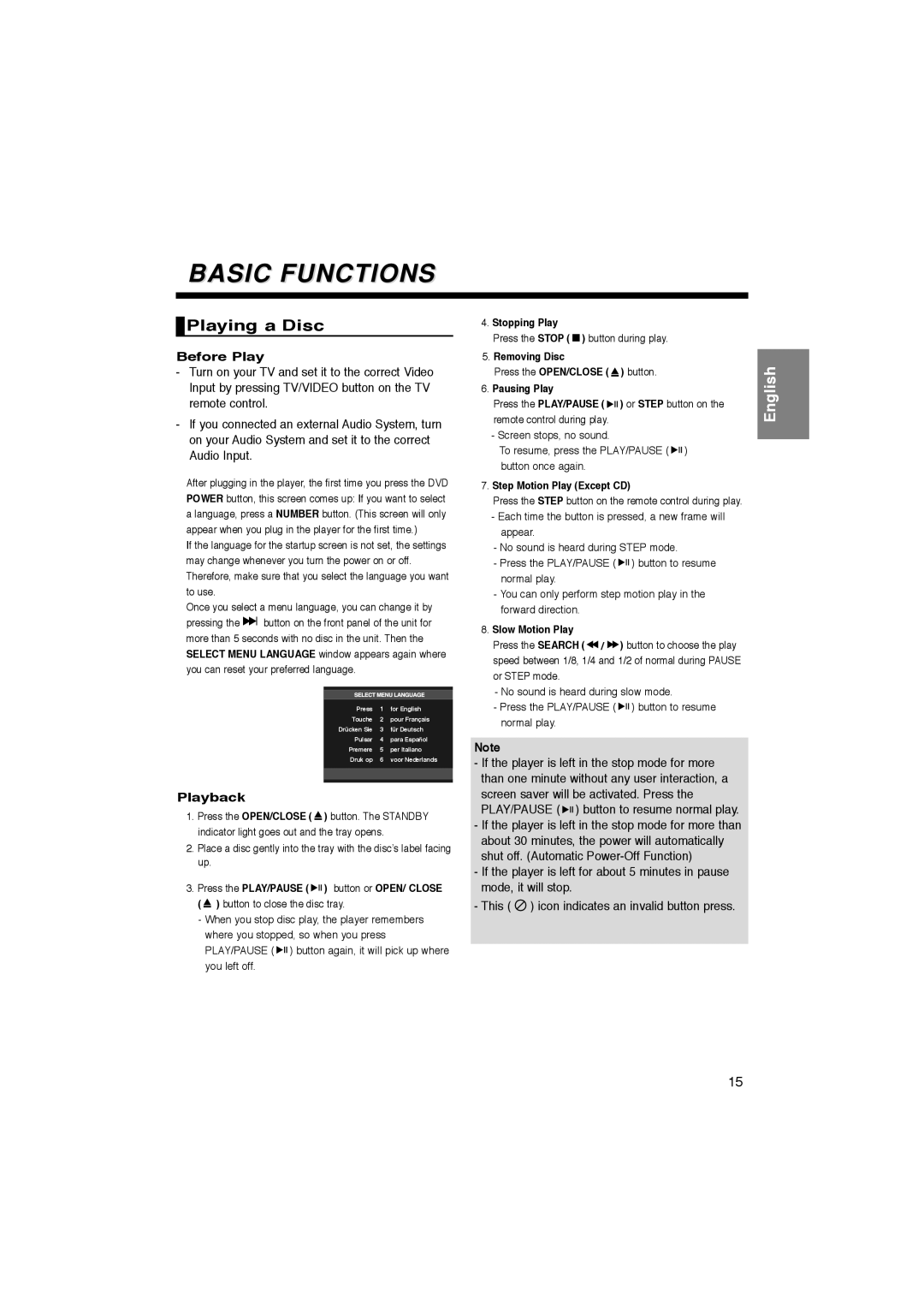 Samsung DVD-P370/AUS, DVD-P370/XEC, DVD-P370/EUR manual Playing a Disc, Before Play, Playback 