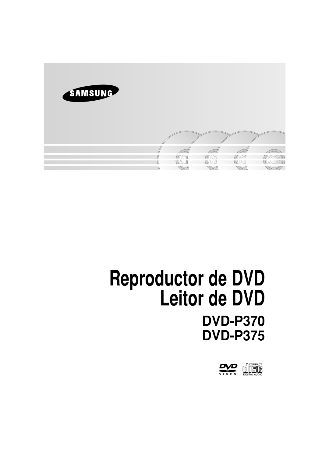 Samsung DVD-P370/EUR, DVD-P370/XEC manual Reproductor de DVD Leitor de DVD 