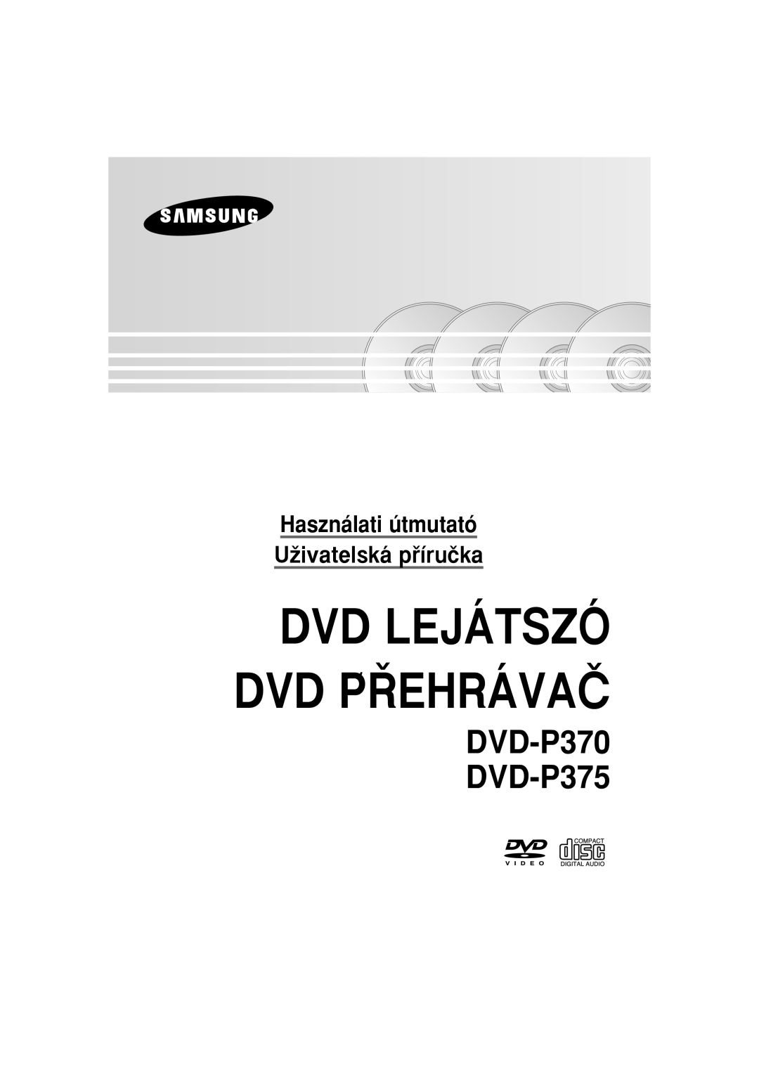 Samsung DVD-P370/NWT, DVD-P370/XEE manual DVD Lejátszó DVD P‹¤EHRÁVAâ 