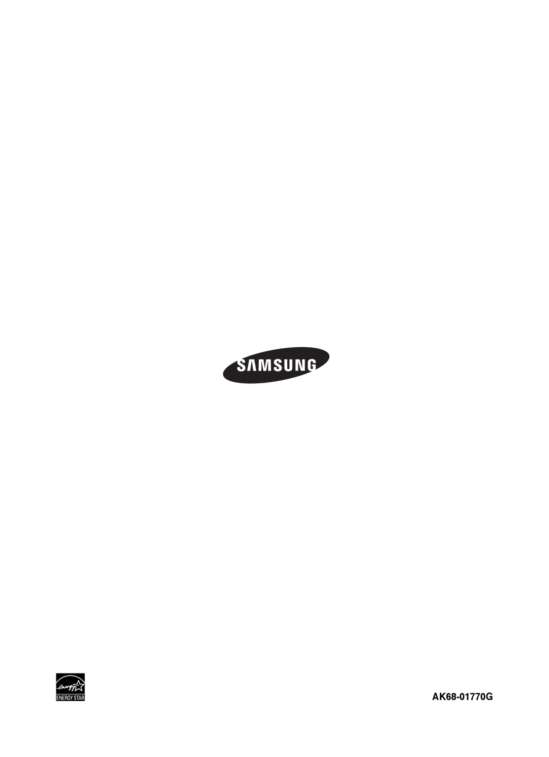 Samsung DVD-P390 user manual AK68-01770G 