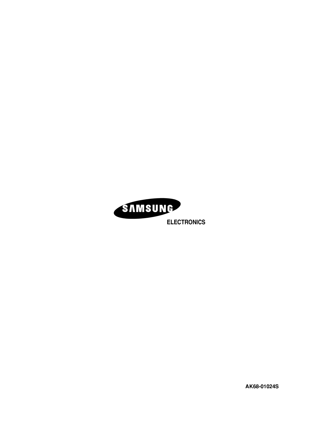 Samsung DVD-P560/XEE manual AK68-01024S 