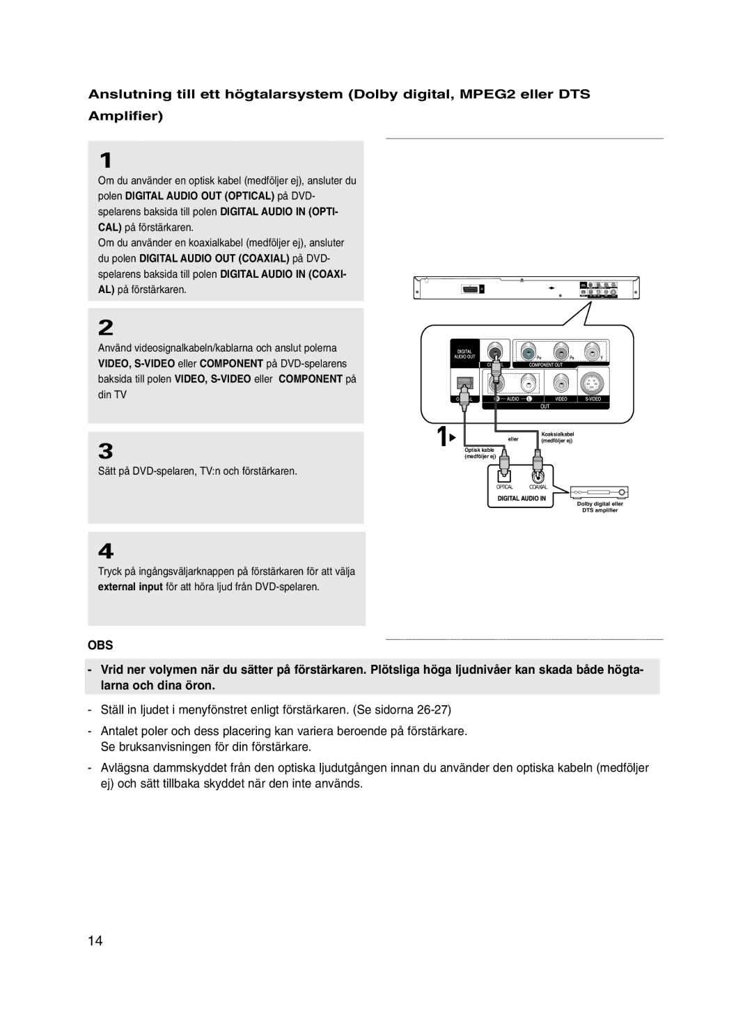 Samsung DVD-P560/XEE manual Eller 