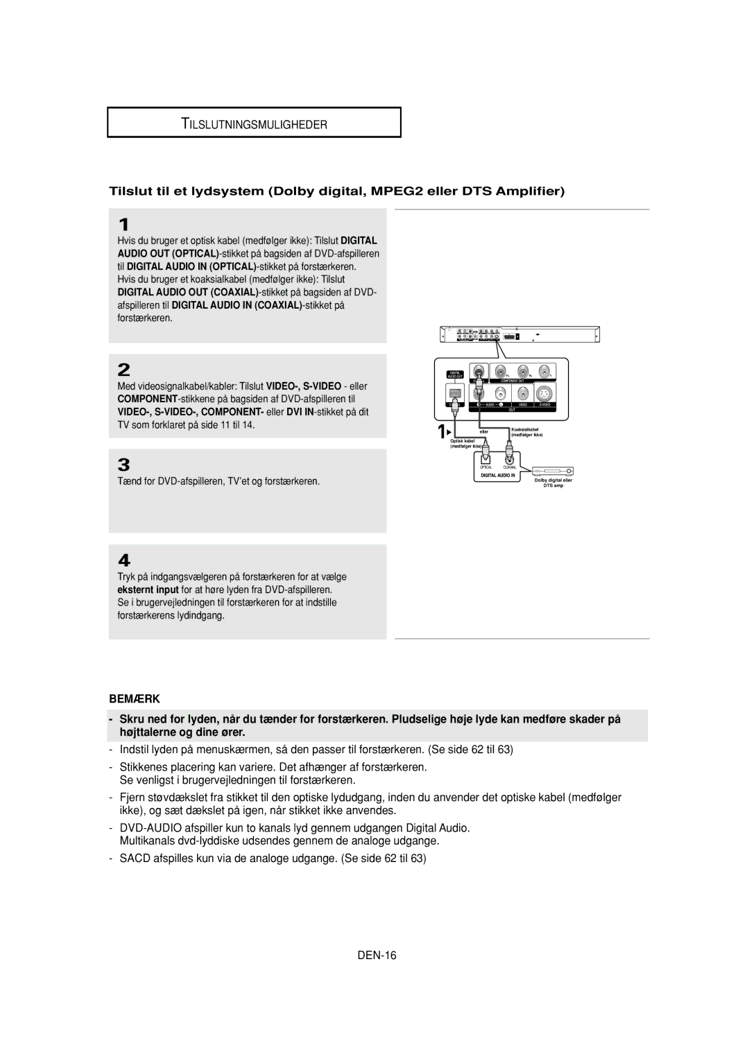 Samsung DVD-P650K/XEE manual Eller 