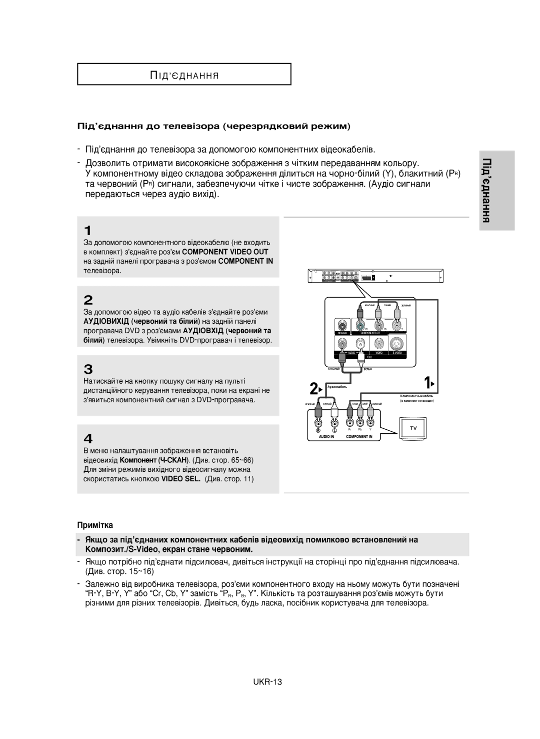 Samsung DVD-P650K/XEV manual ¥‰’π‰Ì‡ÌÌﬂ ‰Ó ÚÂÎÂ‚¥ÁÓ‡ ˜ÂÂÁﬂ‰ÍÓ‚ËÈ ÂÊËÏ, ÏÂÌ˛ Ì‡Î‡¯ÚÛ‚‡ÌÌﬂ ÁÓ·‡ÊÂÌÌﬂ ‚ÒÚ‡ÌÓ‚¥Ú¸ 