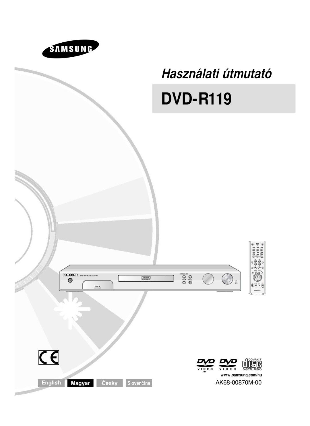 Samsung DVD-R119/EUR manual 