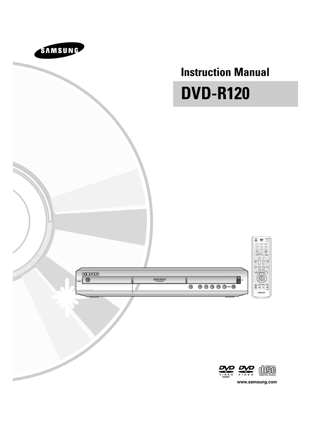 Samsung DVD-R120 instruction manual 