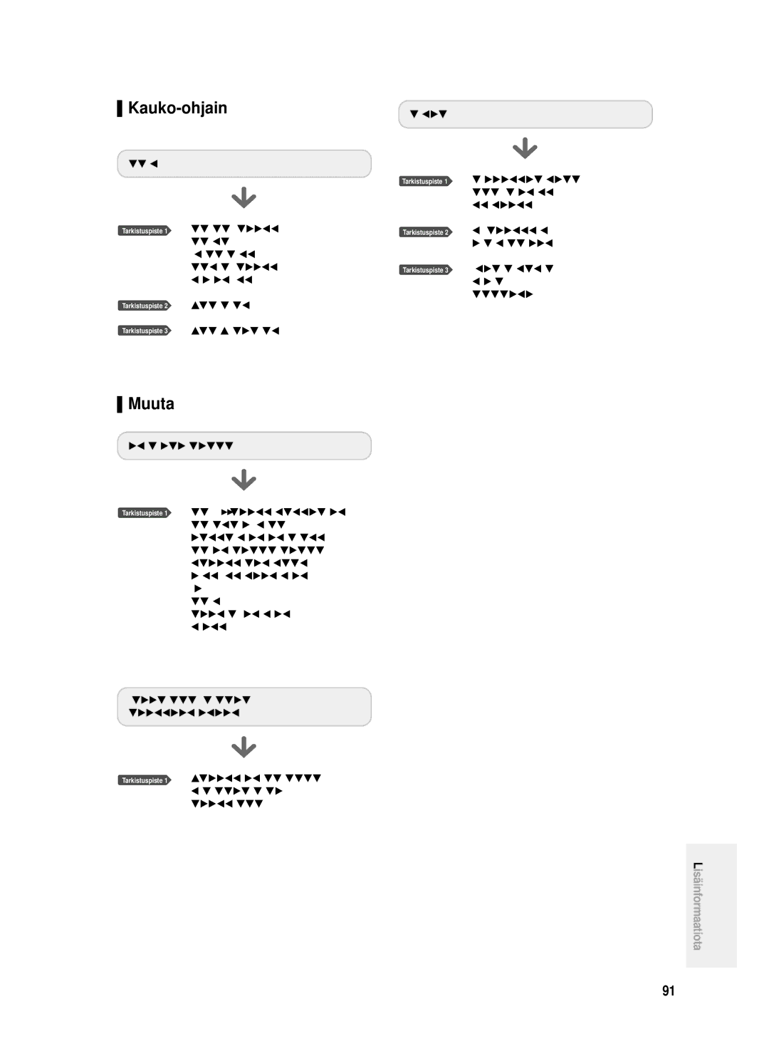 Samsung DVD-R120/XEE, DVD-R121/XEE manual Kauko-ohjain, Muuta 