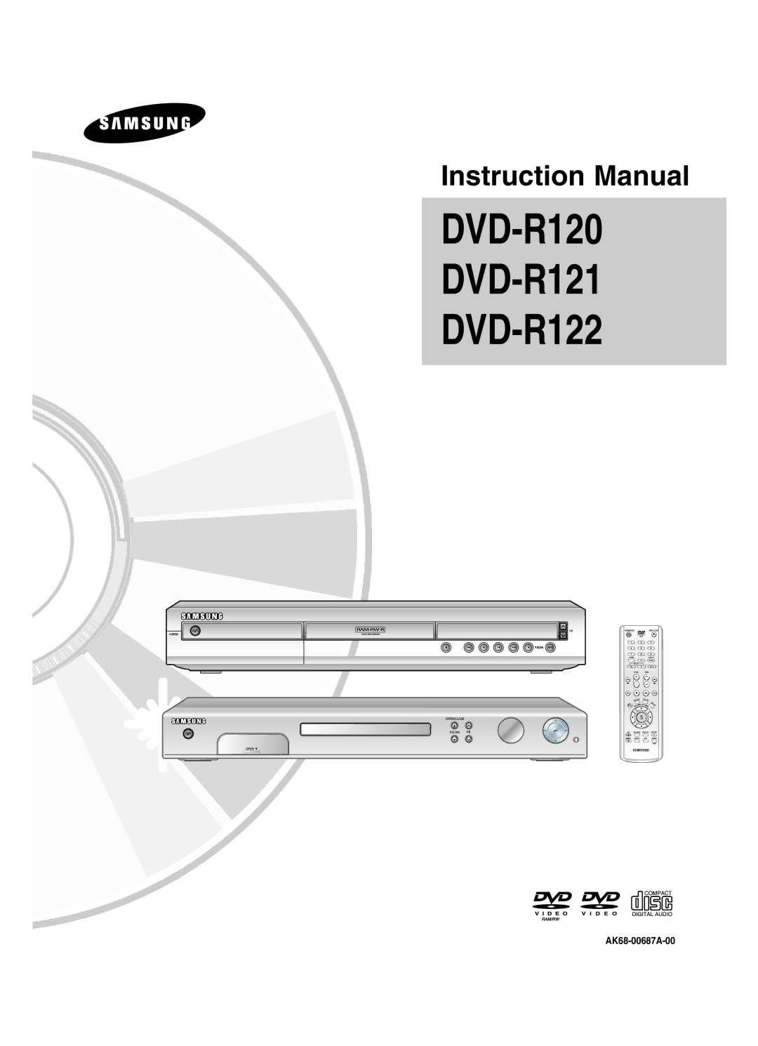 Samsung DVD-R121/XEE, DVD-R120/XEE manual Norsk, Dette Produkt Bruker Laser 