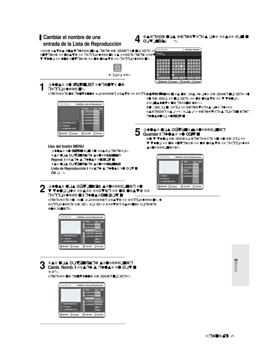 Samsung DVD-R120/SED, DVD-R121E/XEG, DVD-R120E/XEF, DVD-R120/XEF manual Pulse el botón Play List durante la reproducción 