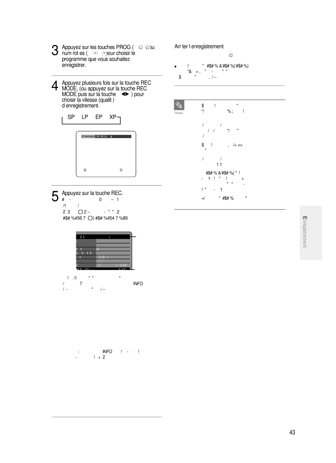 Samsung DVD-R121/XEF manual Arrêter l’enregistrement, Pour voir l’état actuel du disque et la progression de, Enregistrez 