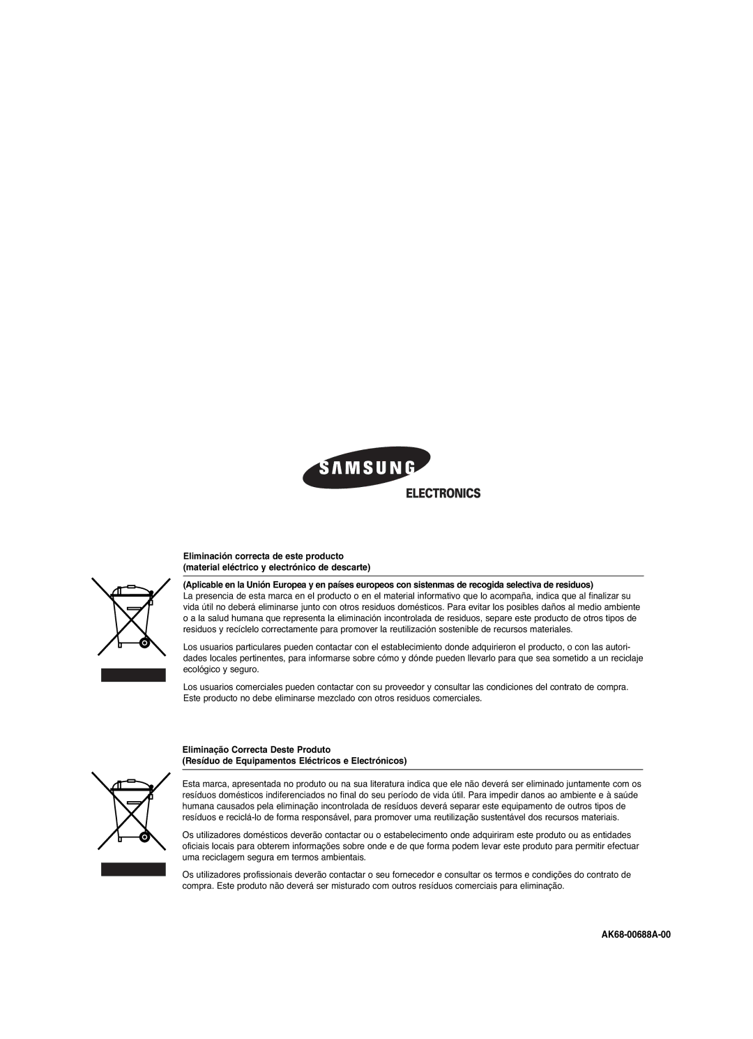 Samsung DVD-R121/XEC, DVD-R121/XEG, DVD-R121/XEF, DVD-R121/XEO, DVD-R121/EUR, DVD-R121/XEN, DVD-R121/XEH manual AK68-00688A-00 