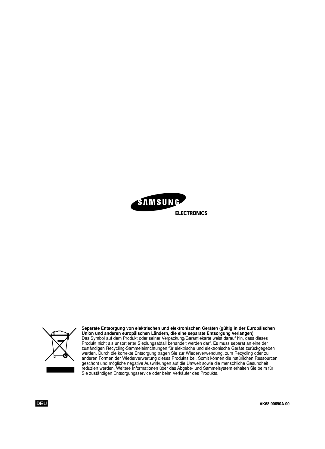 Samsung DVD-R121/XEG manual Deu 