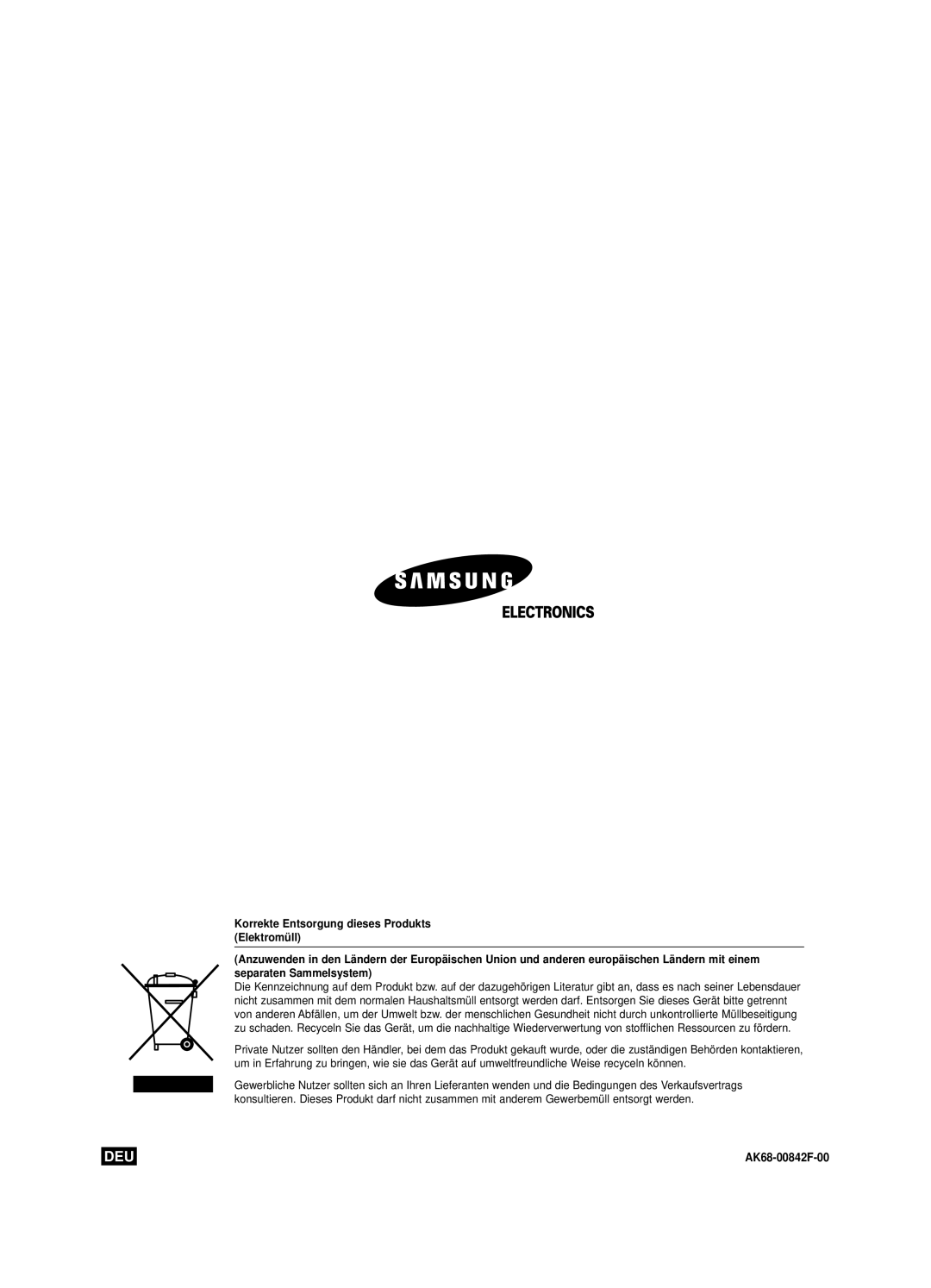 Samsung DVD-R125/XEG manual Deu 