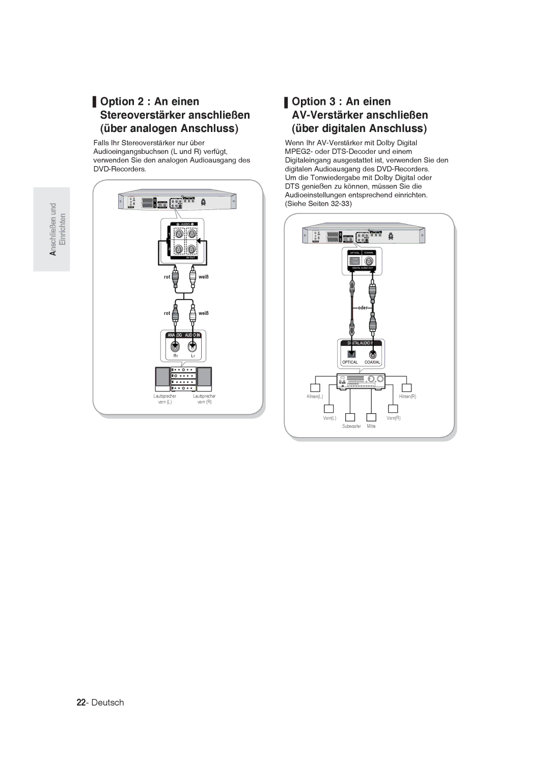 Samsung DVD-R130/XEG, DVD-R128/XET, DVD-R128/XEG, DVD-R129/XEG, DVD-R129/XEB, DVD-R128/XEB manual Oder 