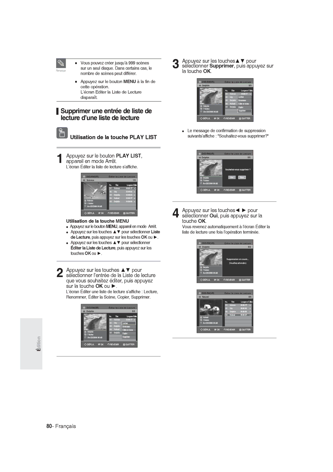 Samsung DVD-R129/EUR, DVD-R128/XET, DVD-R128/XEG, DVD-R129/XEG, DVD-R129/XEB, DVD-R130/XEG, DVD-R128/XEB manual Science Dolphin 