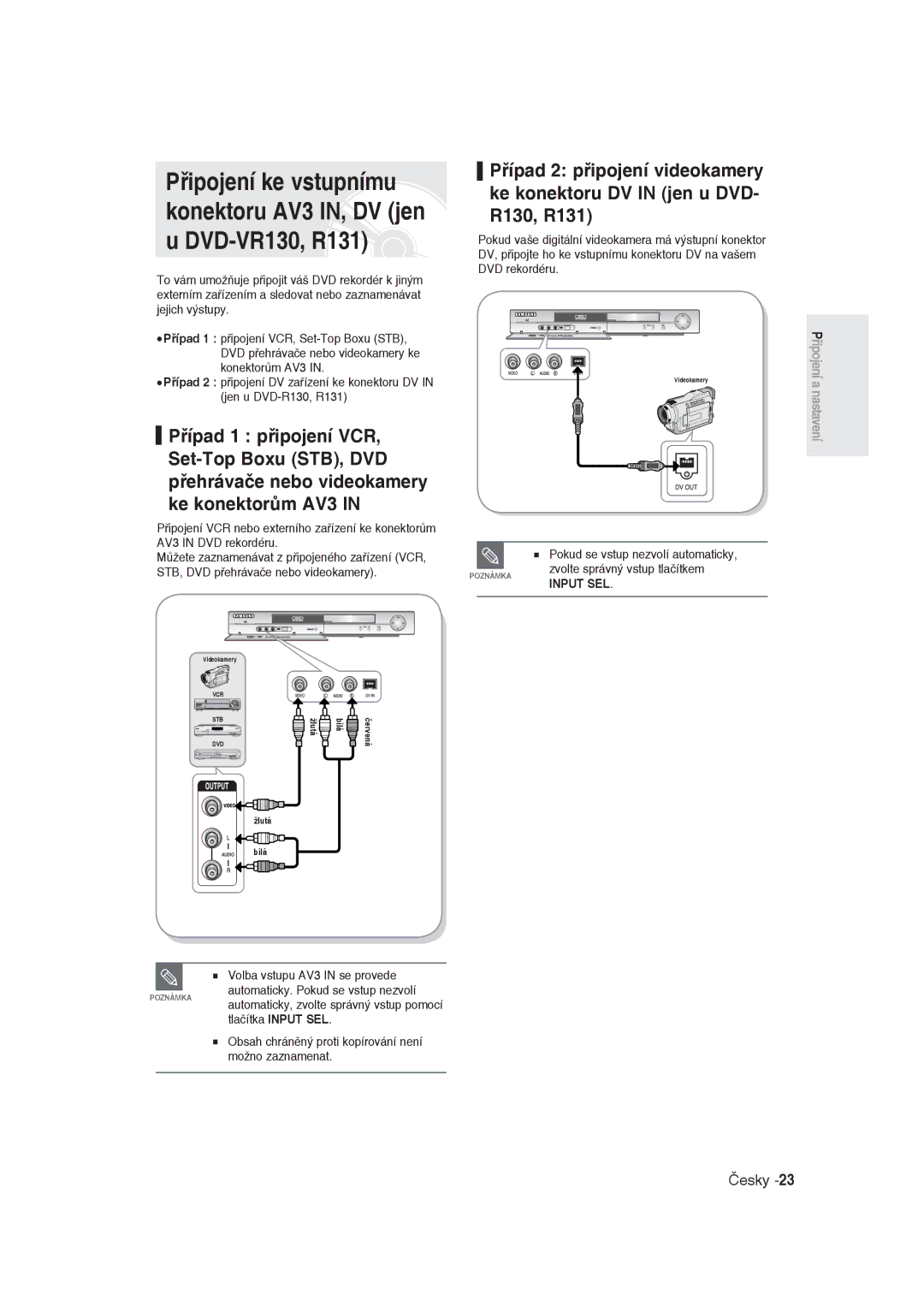 Samsung DVD-R129/XEH, DVD-R129/EUR manual Input SEL 