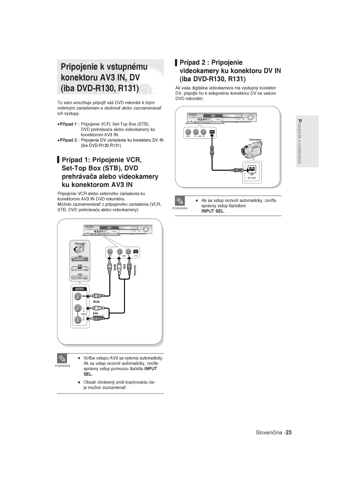 Samsung DVD-R129/XEH, DVD-R129/EUR manual Obsah chránený proti kopírovaniu nie je možné zaznamenať 