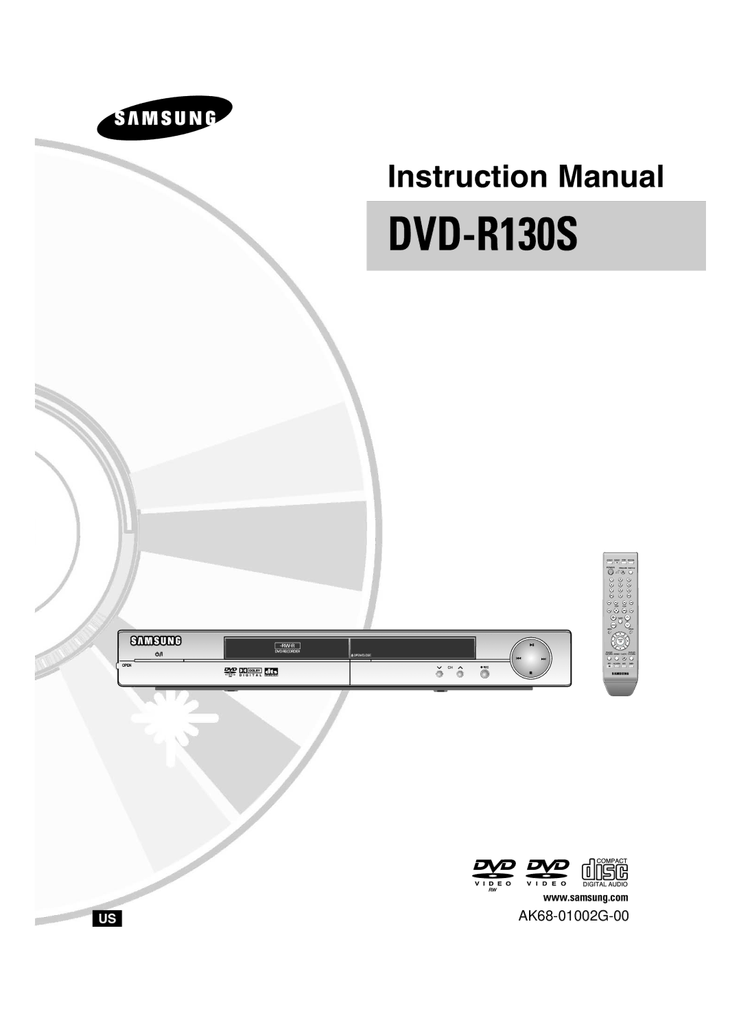 Samsung DVD-R130S instruction manual 