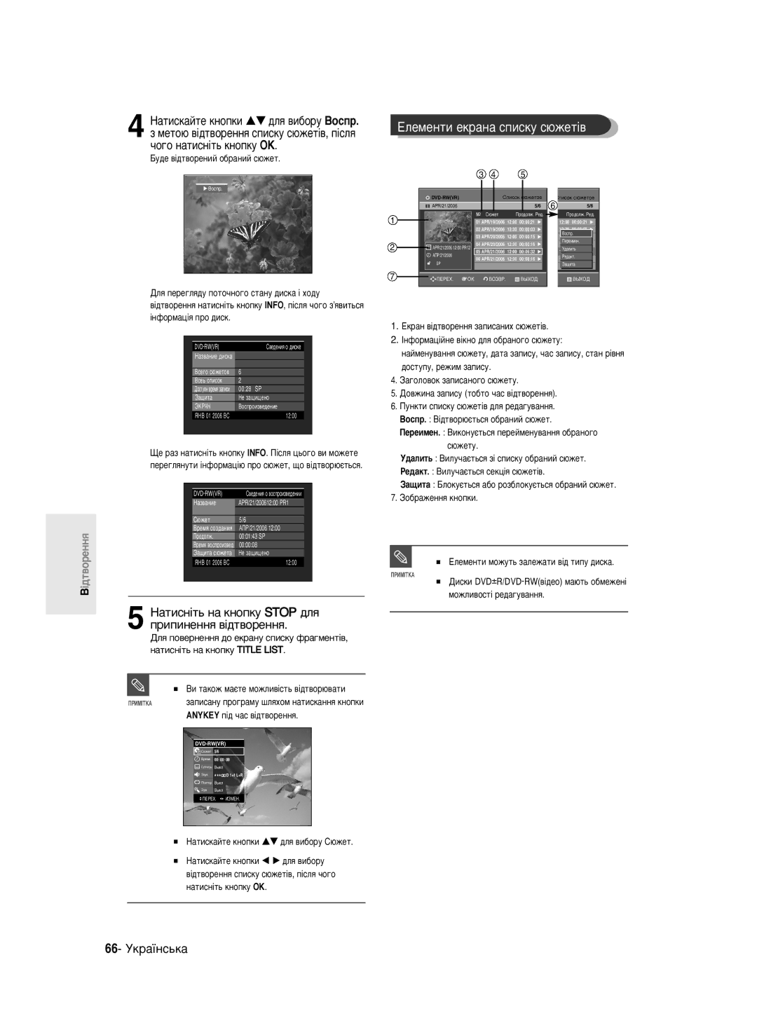 Samsung DVD-R140MK/SEO manual ˜Ó„Ó Ì‡ÚËÒÌ¥Ú¸ Íìóôíû éä, 66- ìÍ‡ªÌÒ¸Í‡, ‡ÚËÒÍ‡ÈÚÂ Íìóôíë …† ‰Îﬂ ‚Ë·ÓÛ ÇÓÒÔ 