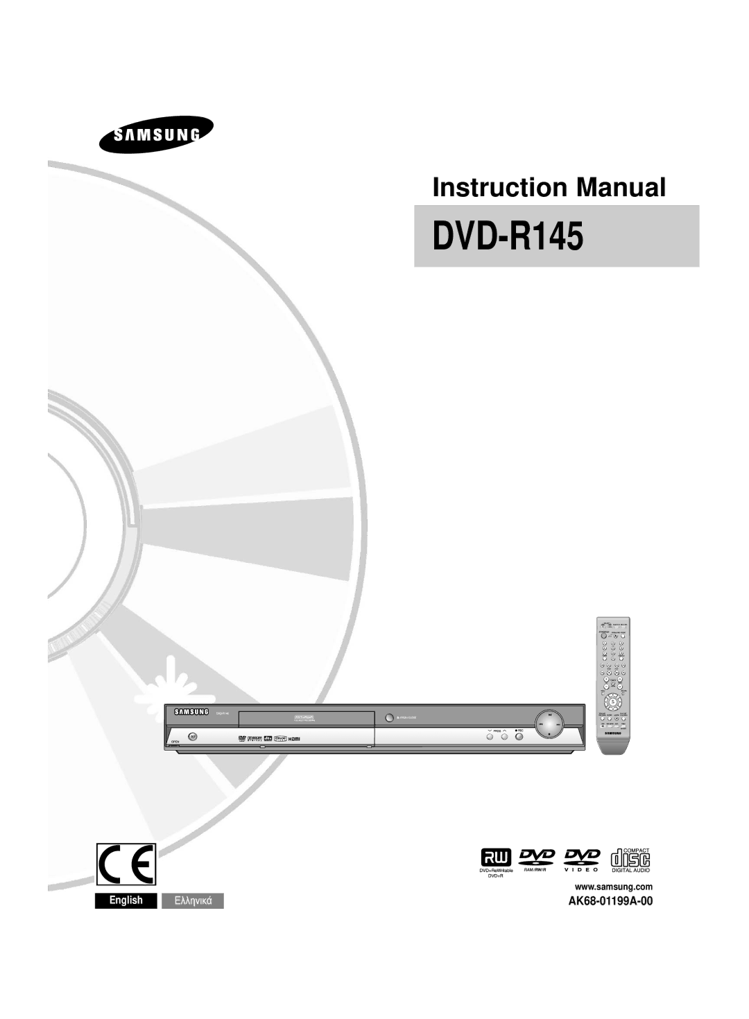 Samsung DVD-R145/EUR manual 