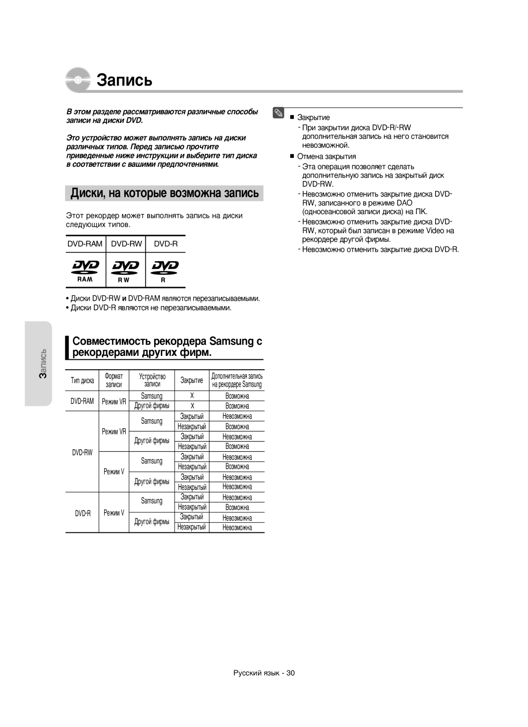 Samsung DVD-R150/XEE manual Ñëòíë, Ì‡ Íóúó˚Â ‚Óáïóêì‡ Á‡Ôëò¸, ‡Í˚Úëâ, Îóï‡Ú 