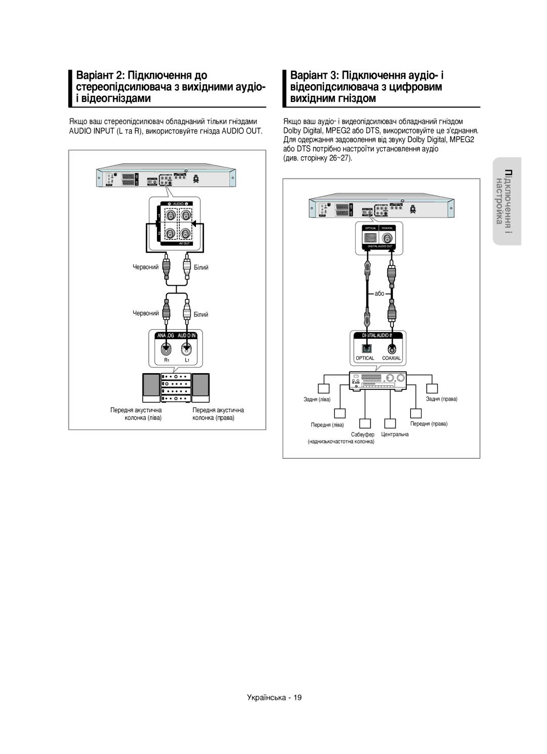 Samsung DVD-R150/XEE manual ‰Ë‚. ÒÚÓ¥ÌÍÛ 26~27 