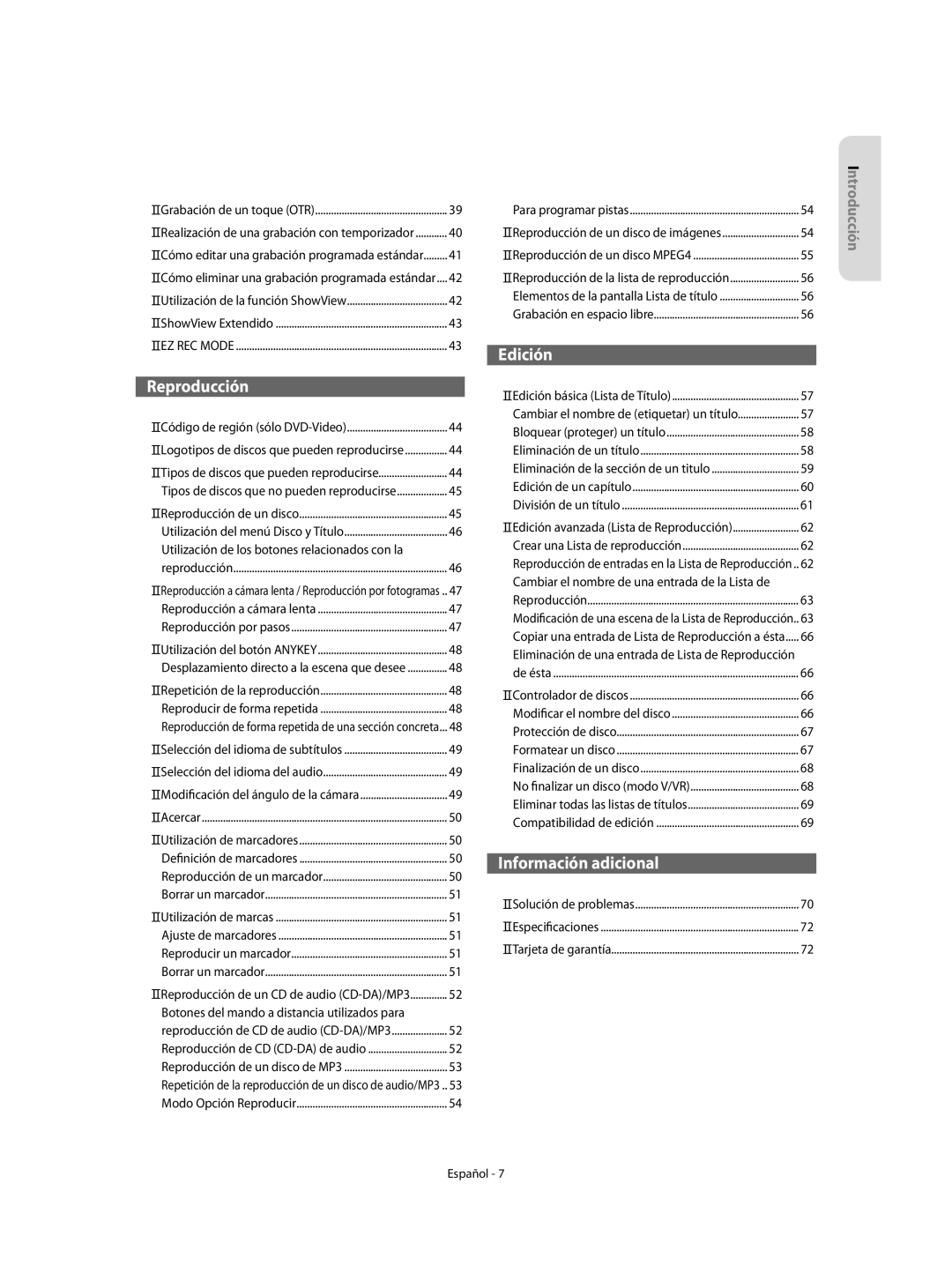 Samsung DVD-R155/EUR manual Utilización de los botones relacionados con la, Botones del mando a distancia utilizados para 