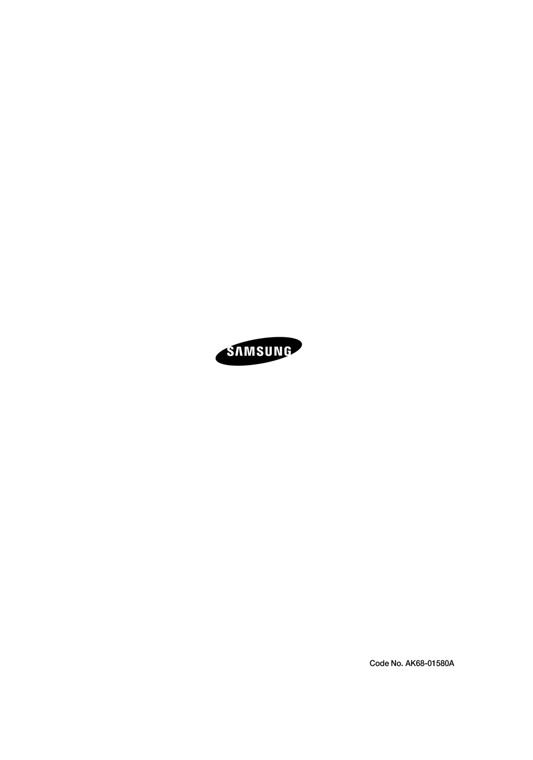 Samsung DVD-R170 user manual Code No. AK68-01580A 