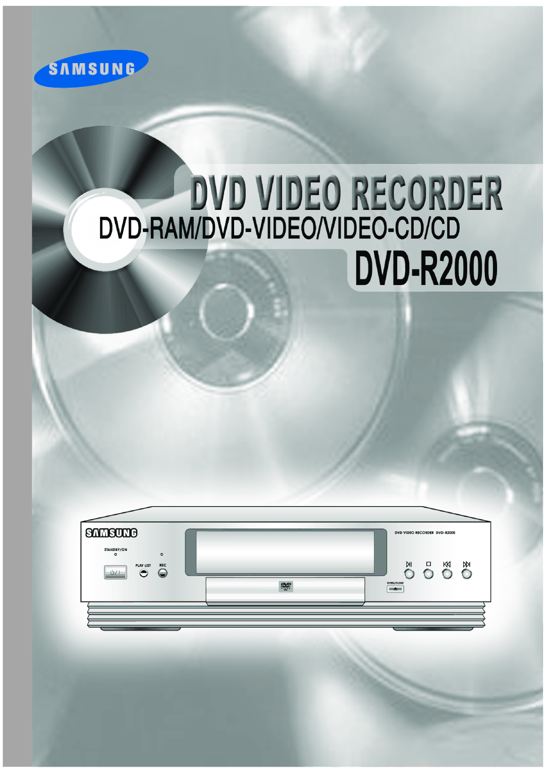 Samsung DVD-R2000 manual 