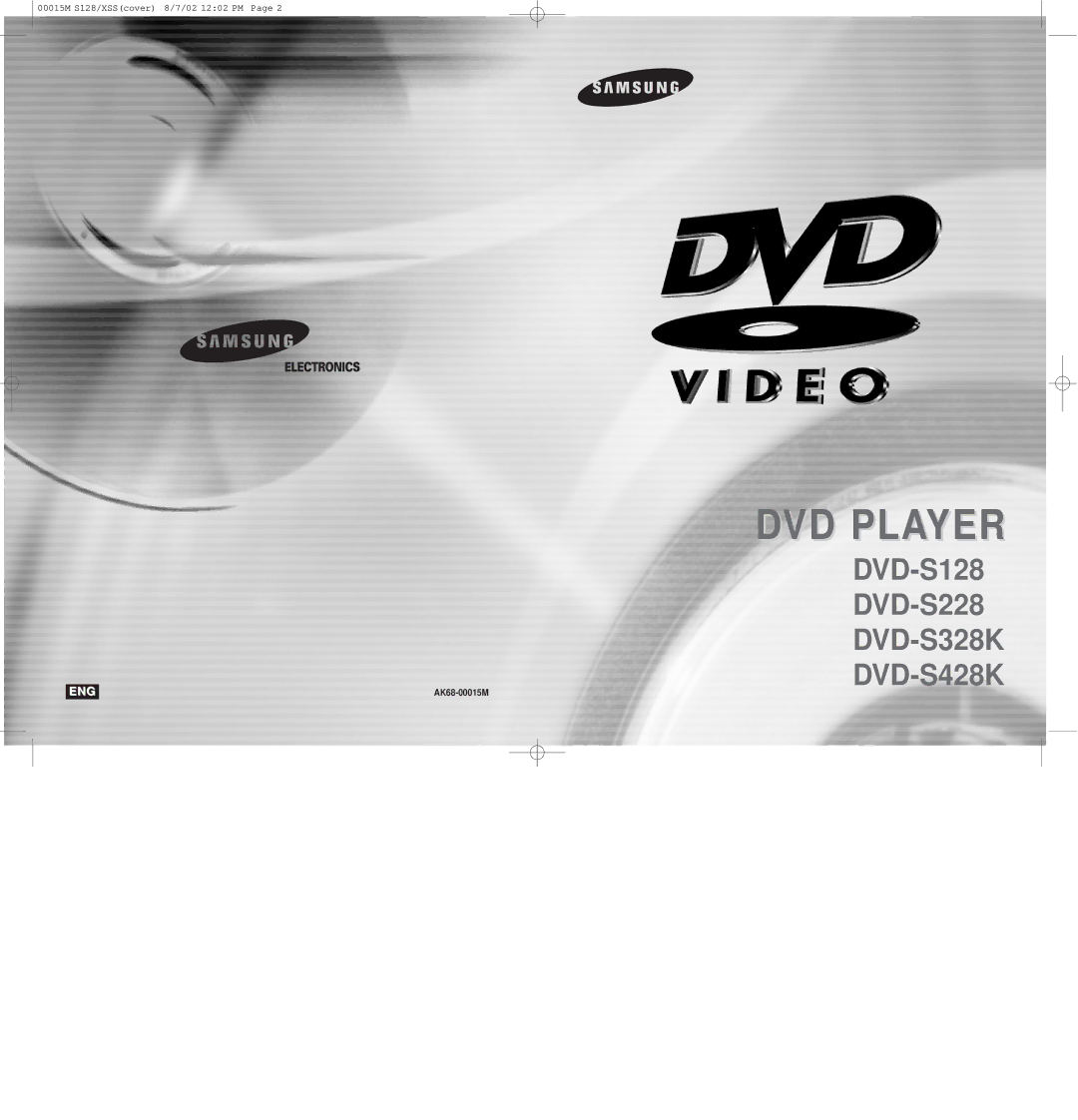 Samsung DVD-S128, DVD-S228 manual DVD-S328K DVD-S428K 