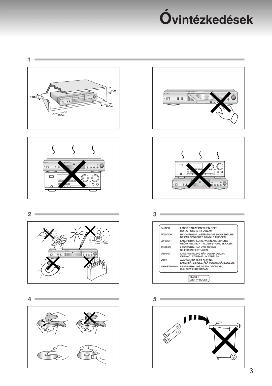 Samsung DVD-S224/XET, DVD-S224/EUR, DVD-S224/XEH manual ÎvintŽzkedŽsek 