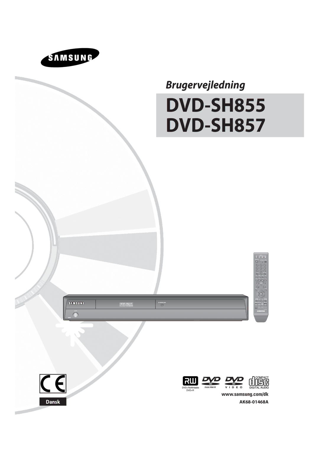 Samsung DVD-SH855/XEE manual DVD-SH855 DVD-SH857 