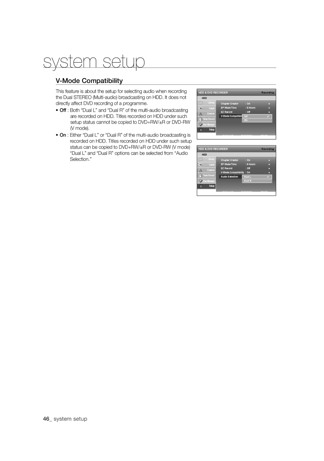 Samsung DVD-SH871M/XEU manual Mode Compatibility 