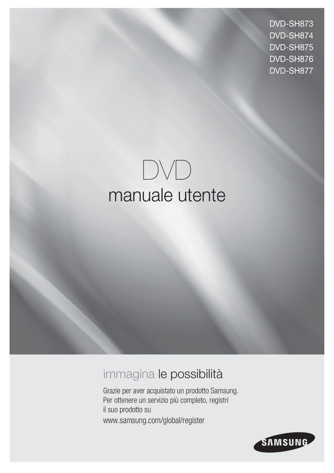 Samsung DVD-SH873/XEF, DVD-SH873/XET manual Dvd, Il suo prodotto su 