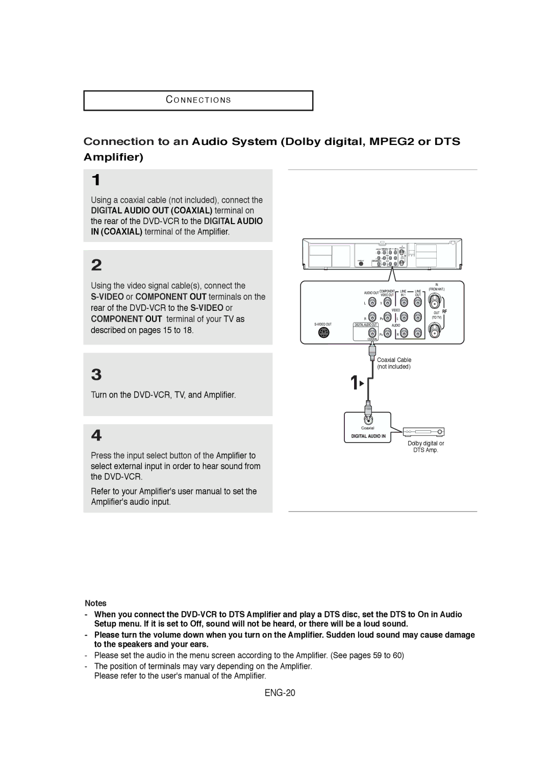 Samsung DVD-V5650B instruction manual ENG-20 