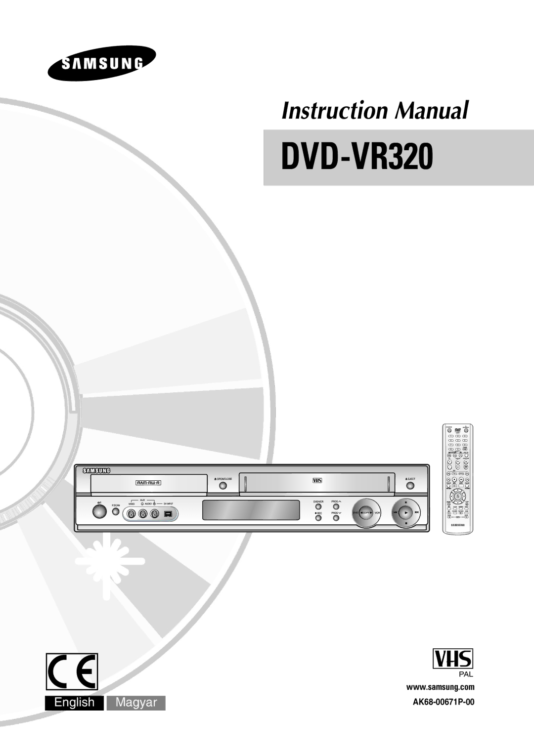 Samsung DVD-VR320/EUR manual 