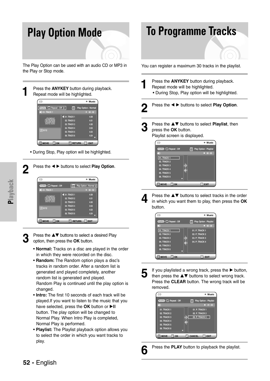 Samsung DVD-VR320/EUR manual Repeat mode will be highlighted 