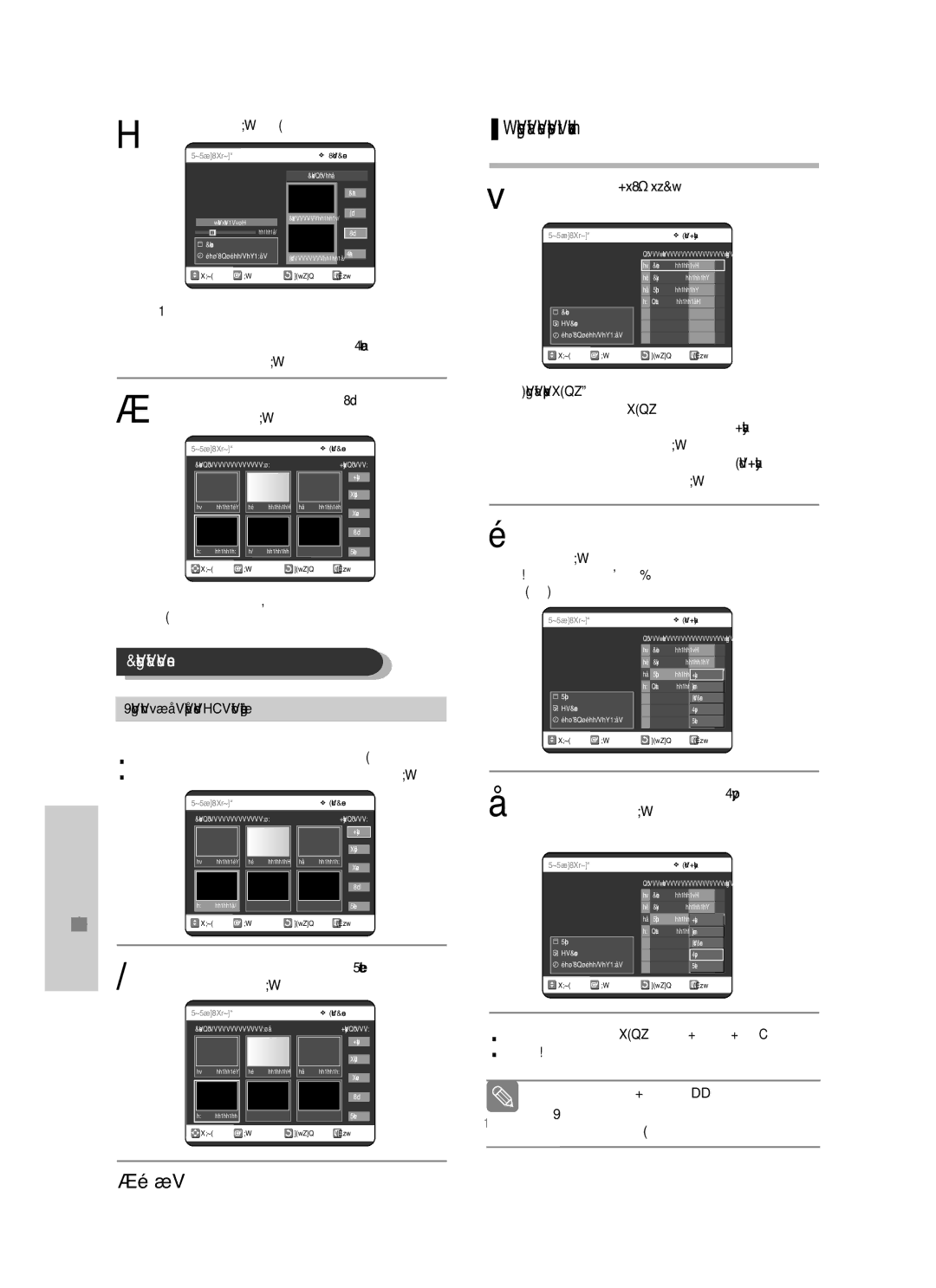 Samsung DVD-VR325/XEE manual Tryk på knappen OK ved scenens slutpunkt, Scene, der blev valgt, Gen. Menubilledet vises 