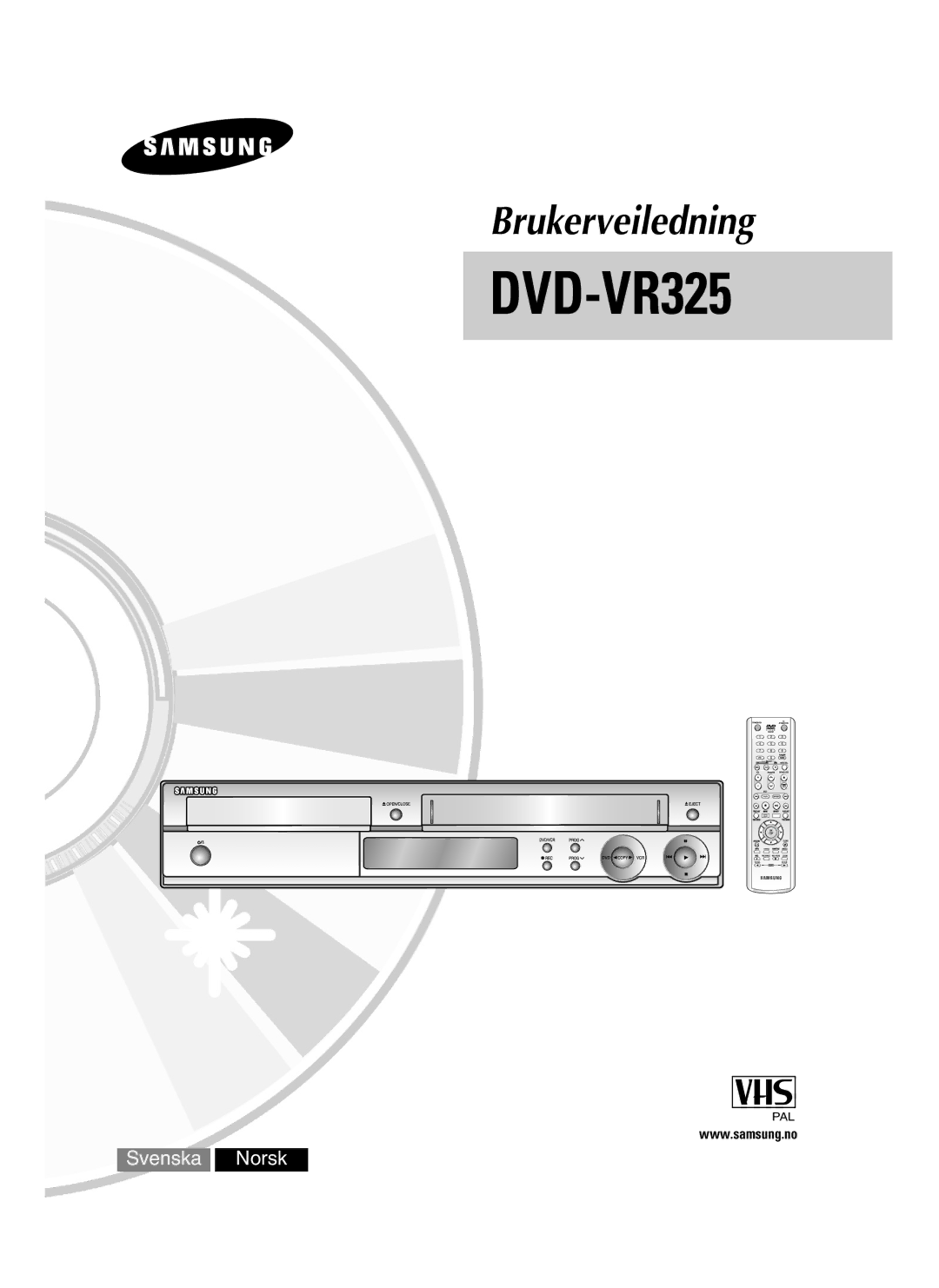 Samsung DVD-VR325/XEE manual 