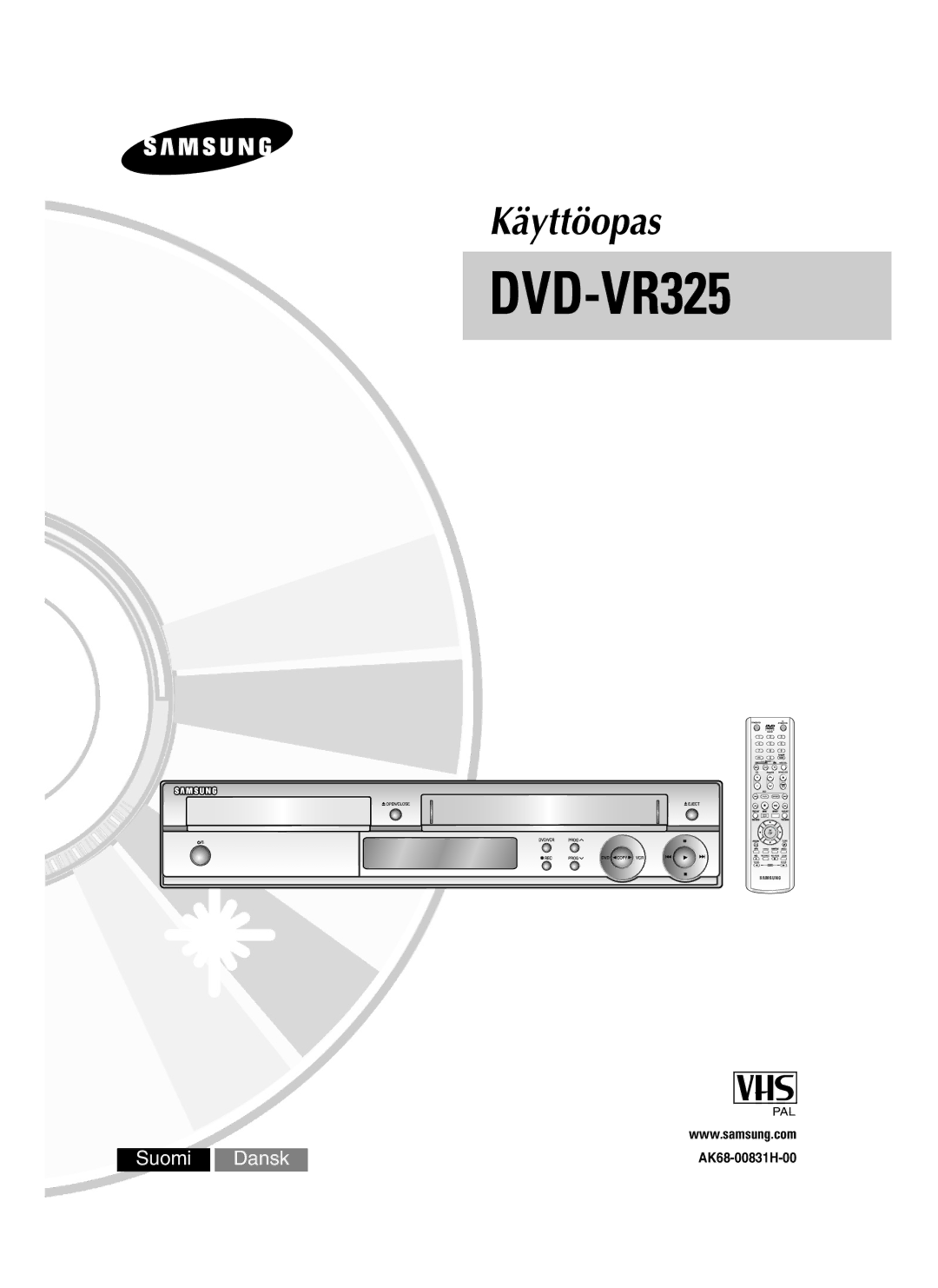 Samsung DVD-VR325/XEE manual 