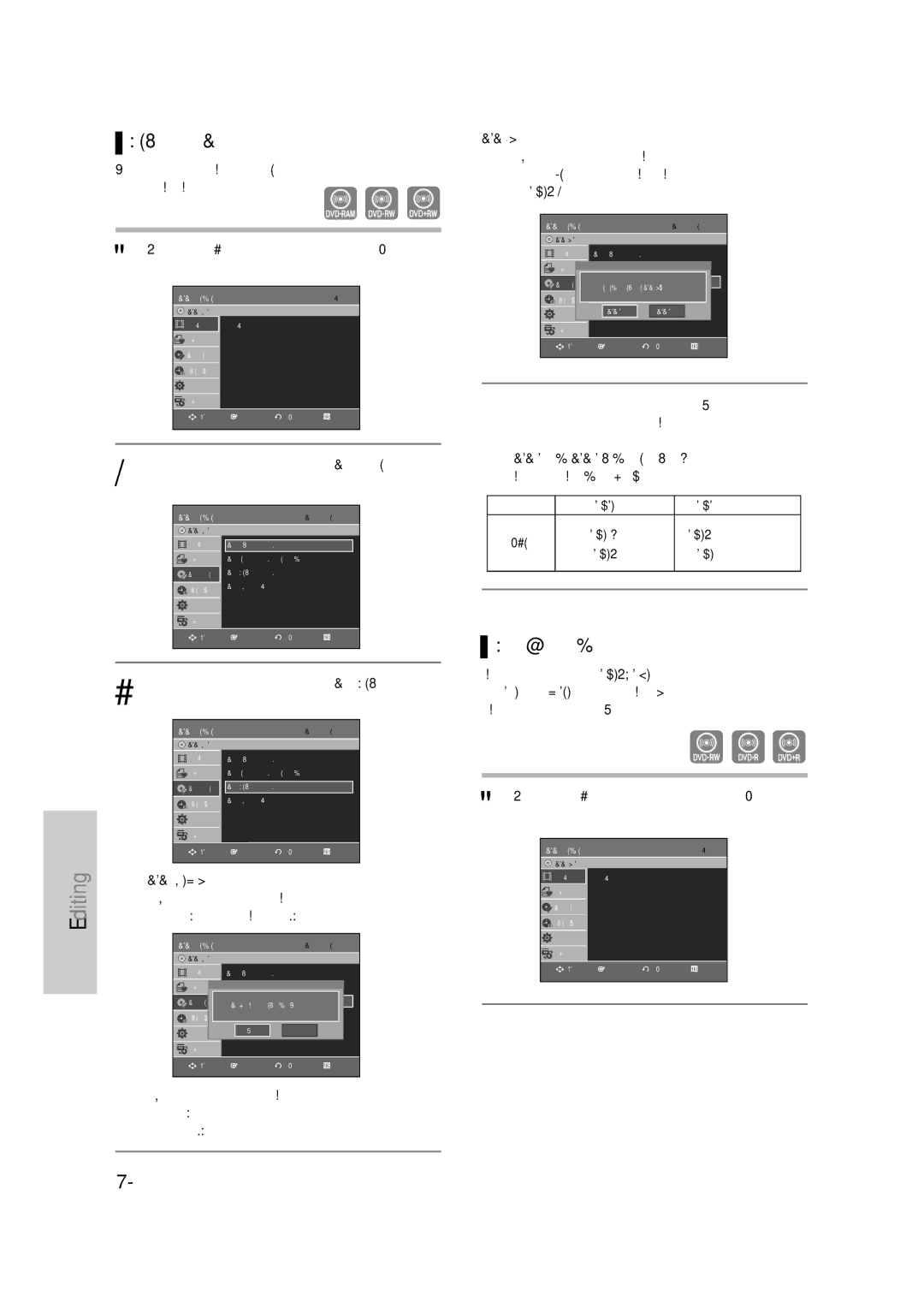 Samsung DVD-VR335 instruction manual Formatting a Disc, Finalizing a disc, Button 