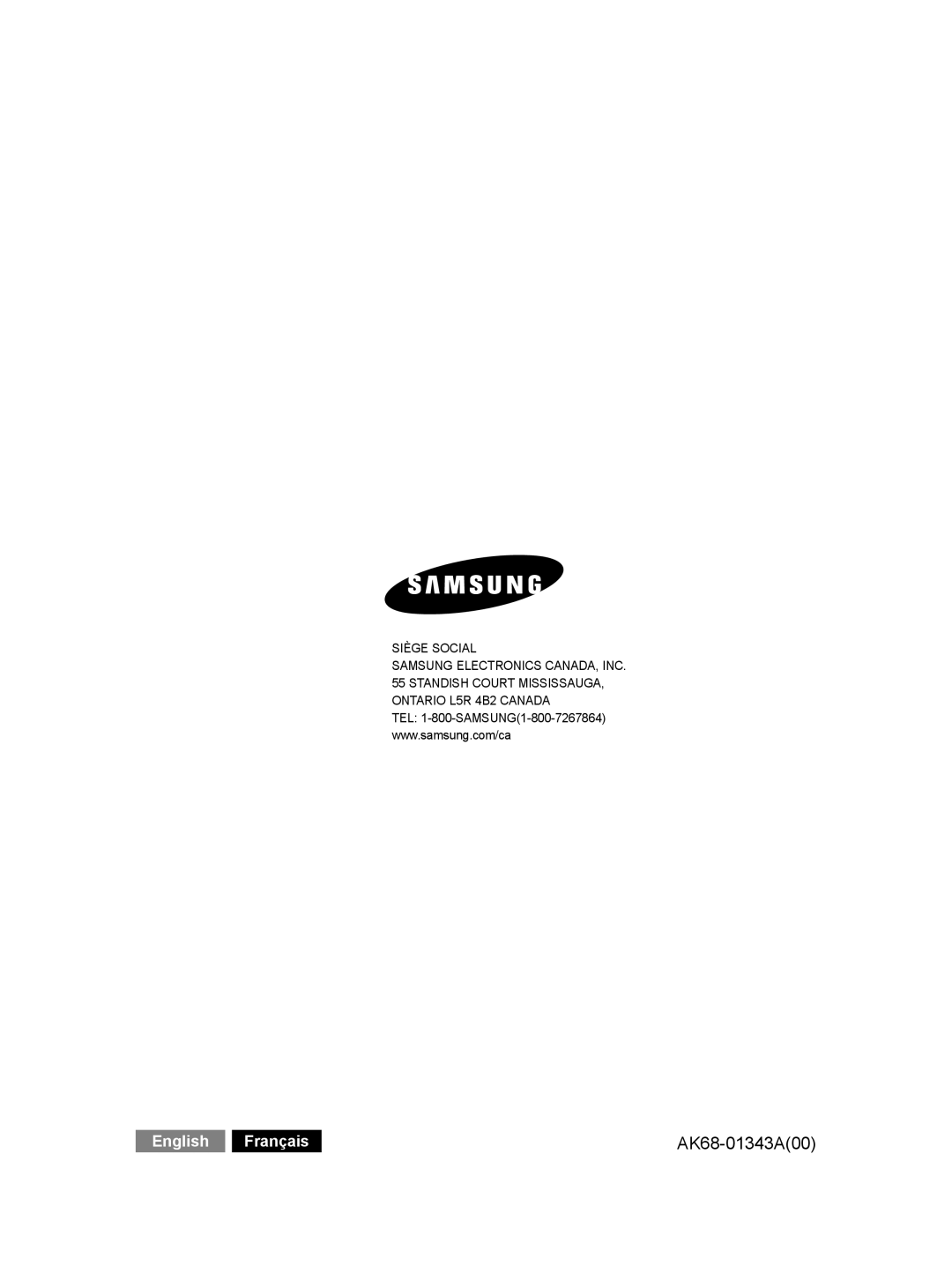 Samsung DVD-VR350 instruction manual AK68-01343A00 