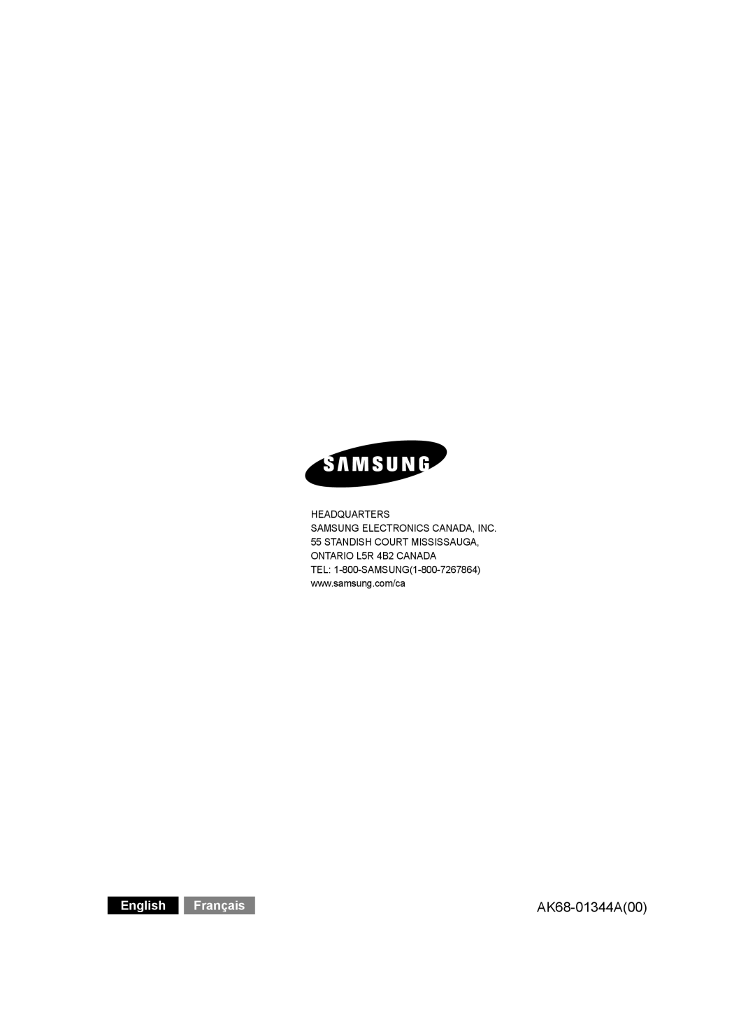 Samsung DVD-VR350 instruction manual AK68-01344A00 